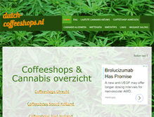 Tablet Screenshot of dutch-coffeeshops.nl